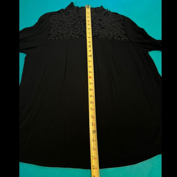 Who What Wear black long sleeve blouse - Picture 5 of 7